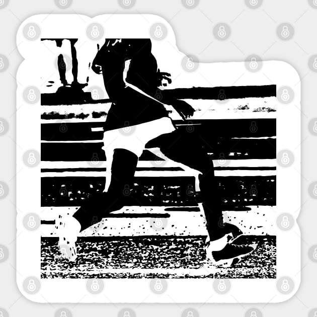 Girl playing soccer Sticker by Woodys Designs